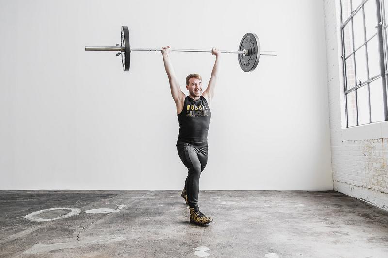 Nobull Sleeveless Crew (PRIDE) Men's Hoodie Black | USA M1558Q